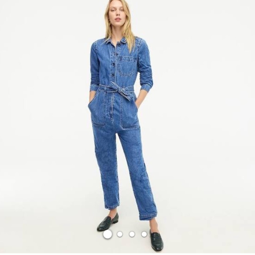 POINT SUR JCREW DENIM JUMPSUIT